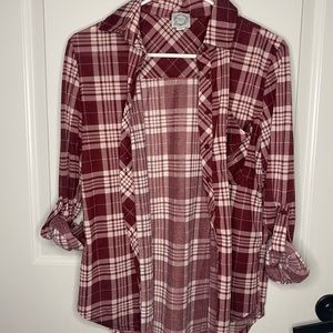 NWOT TAGS FRANCESCA PLAID FLANNEL